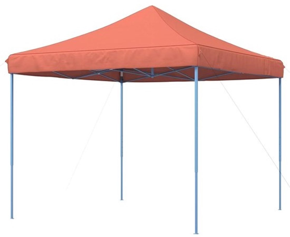 Opvouwbare Partytent - Pop-up Tent Evenement - Feestelijke Bijeenkomst - Gepoedercoat Stalen Frame - 292 x 292 x 315 cm