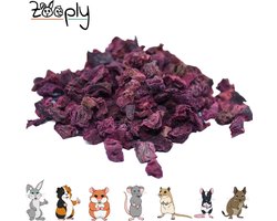 Zooply Rode biet - Kruiden & Snacks - 100% natuurlijk - Voor konijnen & cavia's - 150 gram