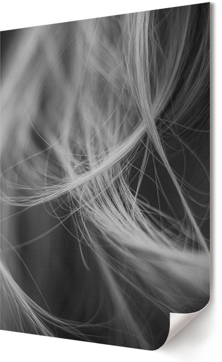 Coloray Polycanvas Poster - Herfstrivier, Fotografie - A2 - Turkoois Design - Rechthoek - Kunstposter - Woonkamer, Slaapkamer, Kantoor - Klassiek