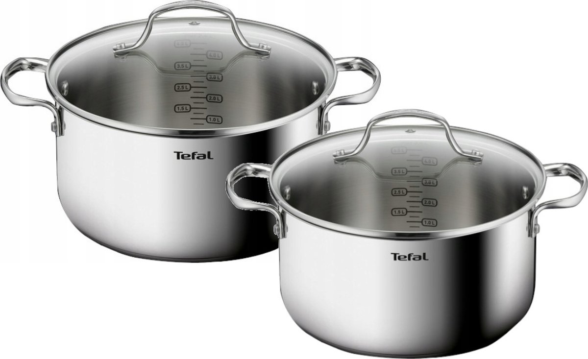 Tefal Infinite Pannenset 20/24 cm RVS - Geschikt voor Inductie