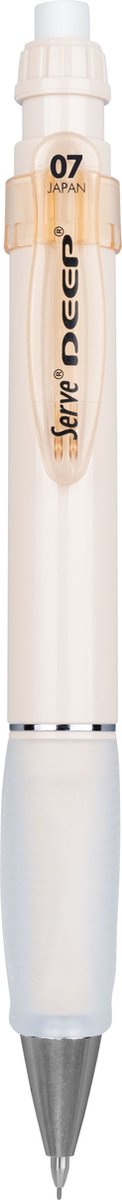 Serveer DEEP Automatisch Potlood 0,7 mm Beige met Gum
