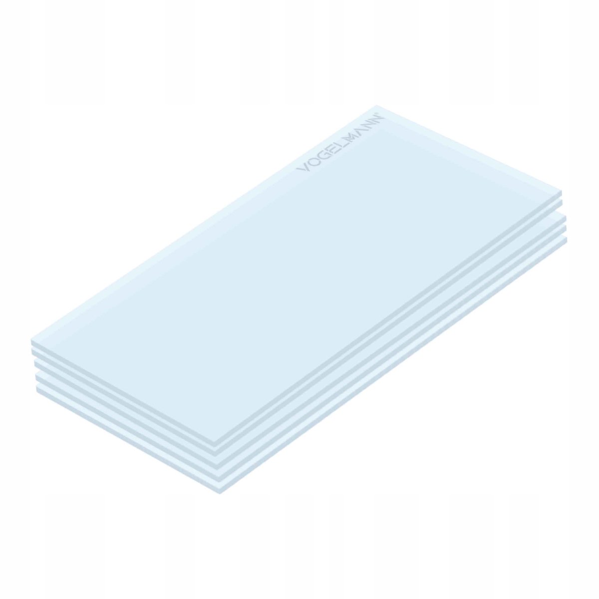 Beschermglas voor lasmasker 54x104mm (5 stuks)
