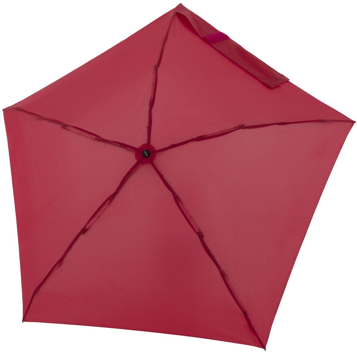 doppler paraplu Compact Nano Uni Solid Viva Magenta wijnrood