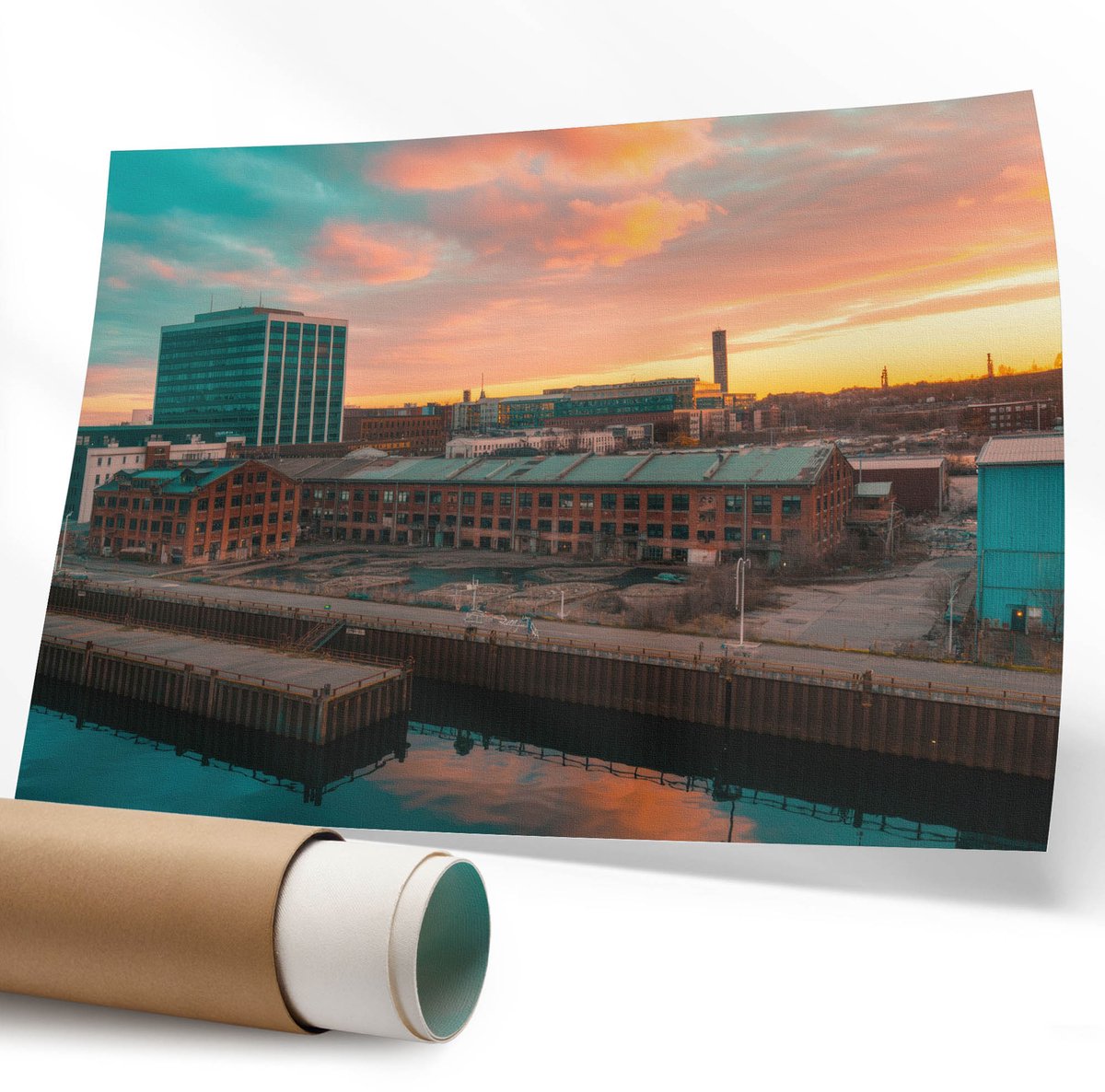 Coloray Canvas Poster Polycanvas - Ik Hou Van Graffiti, Typografie - 594 x 840 mm - Zwart Poster - Rechthoek - Decoratieve poster - Kantoor - Popcultuur
