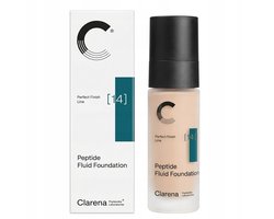 Clarena Perfect Finish Line Peptide Fluid Foundation - Vloeibare Foundation - Golden Tan 30 ml - Langhoudend - Hydraterend - Met SPF - Voor Alle Huidtypen