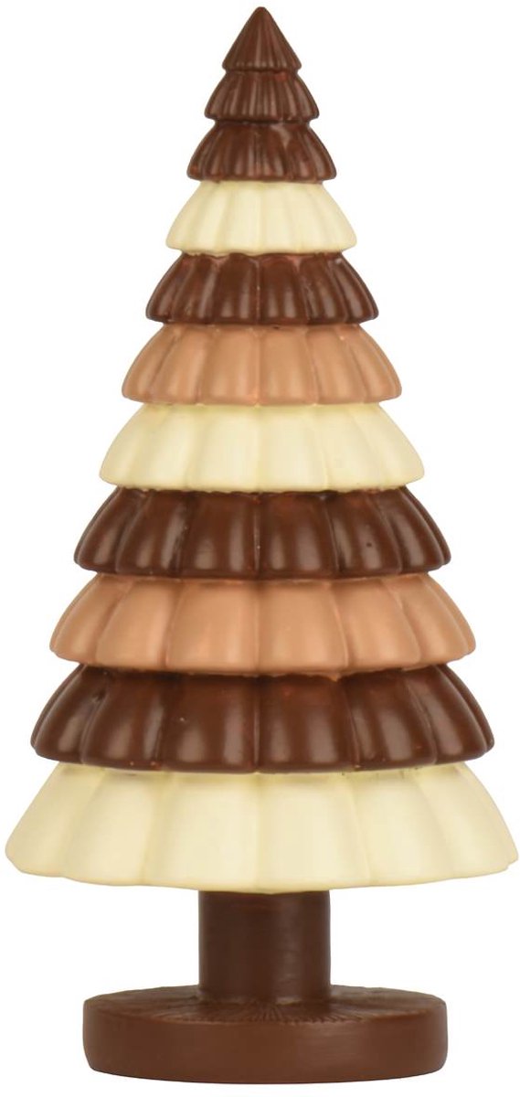 Kaemingk decoratie kerstboom chocoladelook 24,5 cm polyresin