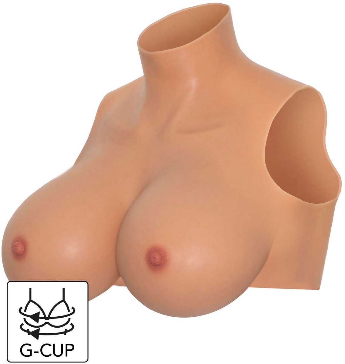 Hidden Desire Bodies Siliconen - Wearable Breasts Crop Top G Cup