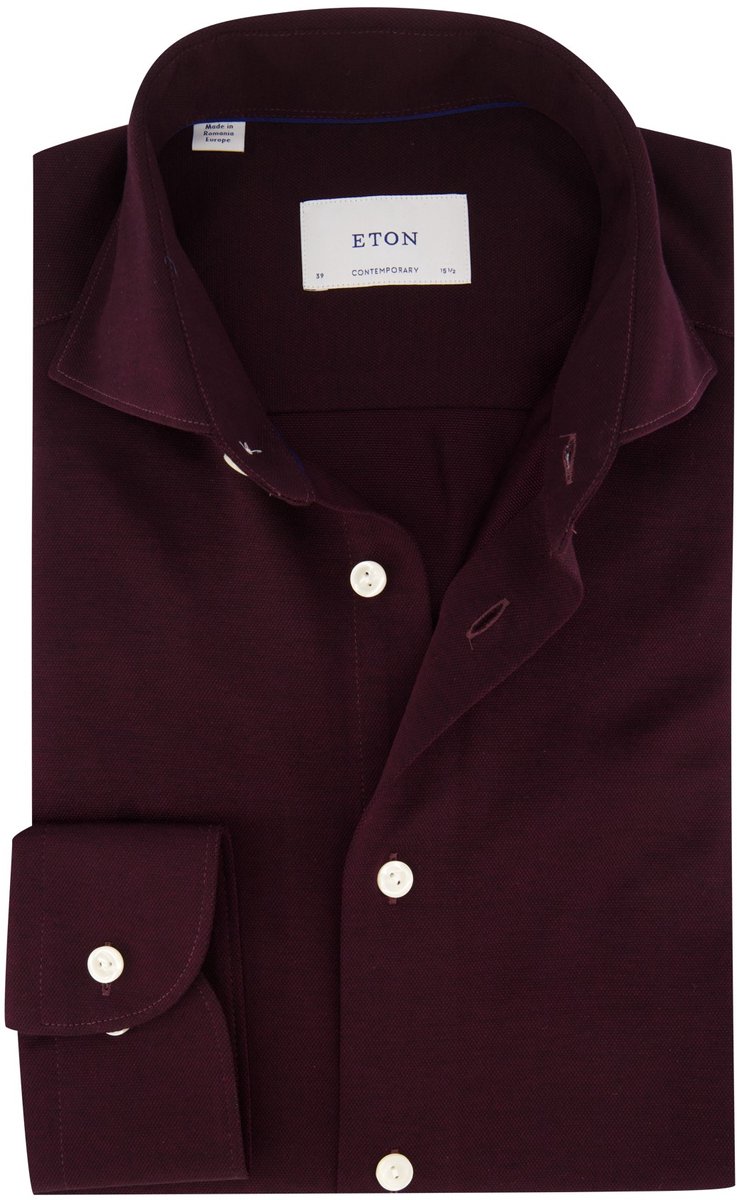 Overhemden Eton Contemporary Fit bordeaux