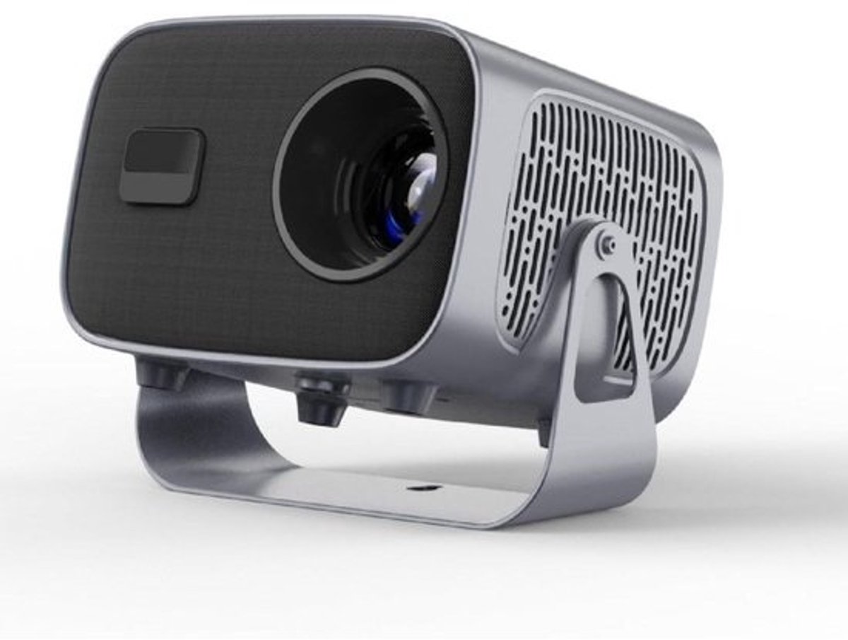 Draagbare Projector - Videoprojector Thuisbioscoop - Filmavond Thuis - Android 11 Systeem - 17.4 x 11.2 x 13.2 cm - Grijs