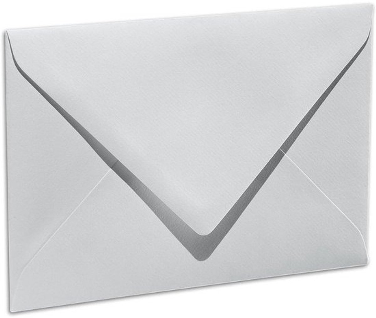 Geribbelde Enveloppen - Enveloppen B6 - Post versturen - Egoutteur ribbels - 178 x 125 mm - Lichtgrijs