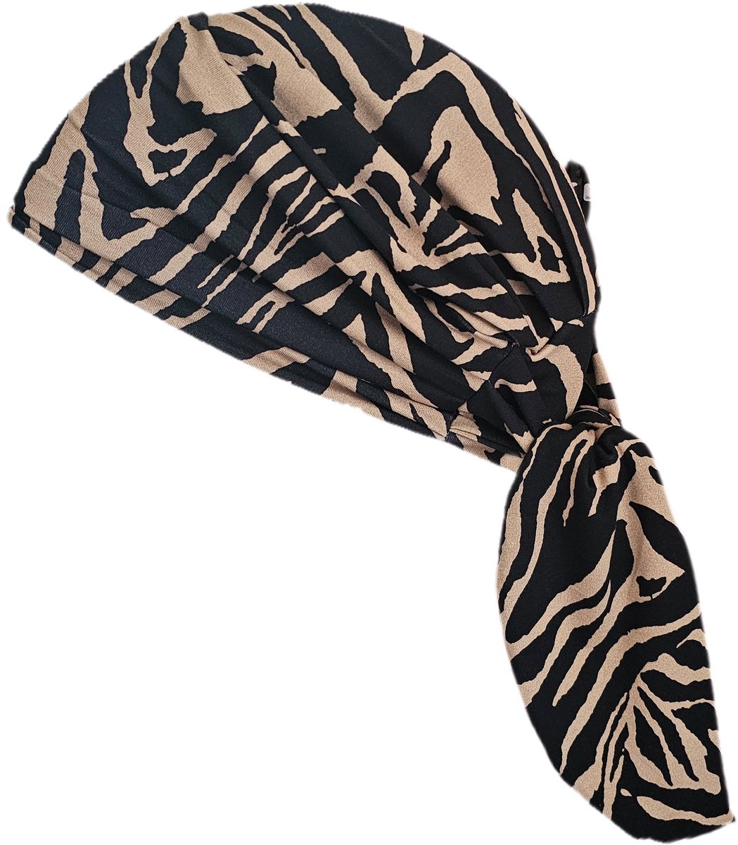 Gisela Mayer chemo turban Madrid - print - Blush