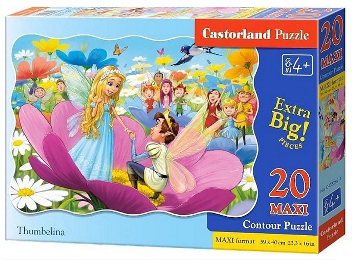Castorland Maxipuzzel 20 Stukjes - Calineczka