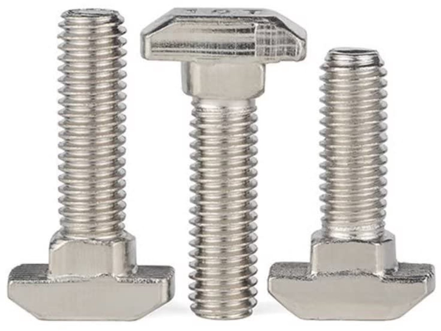 X 12 mm T-schroeven, T-schroeven, hamerkopschroeven voor aluminium profiel (20 stuks)