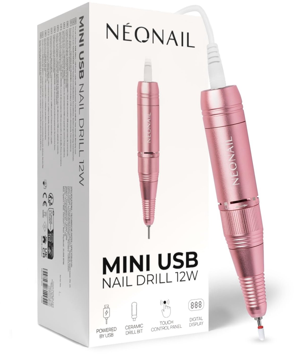 Mini USB Nageldraaier met Digitale Aanraakbediening