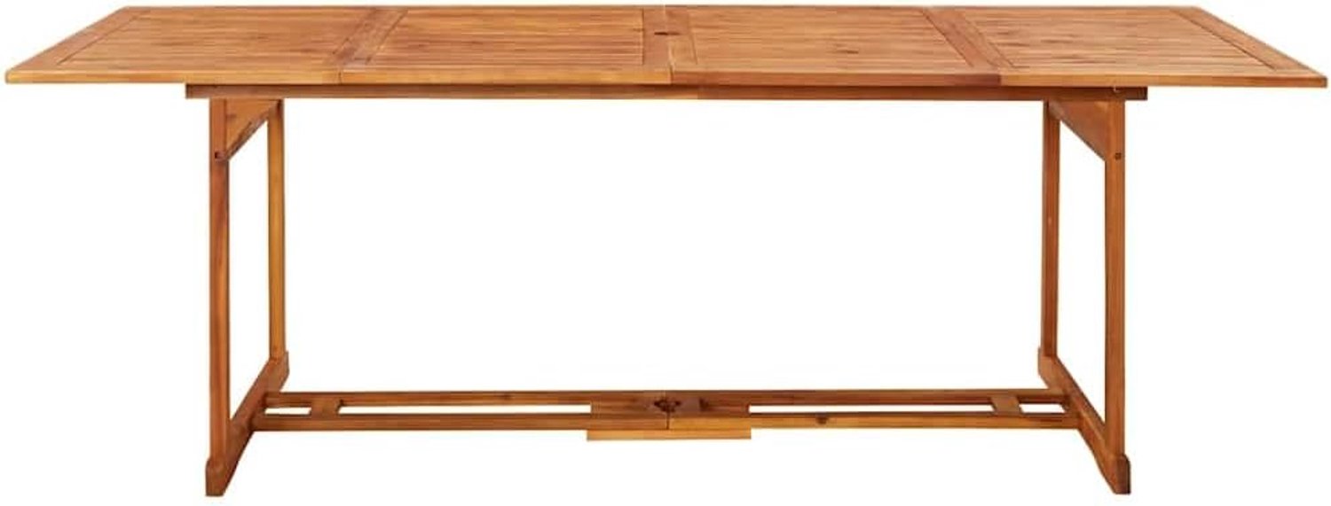 220x90x75 cm massief hout acacia