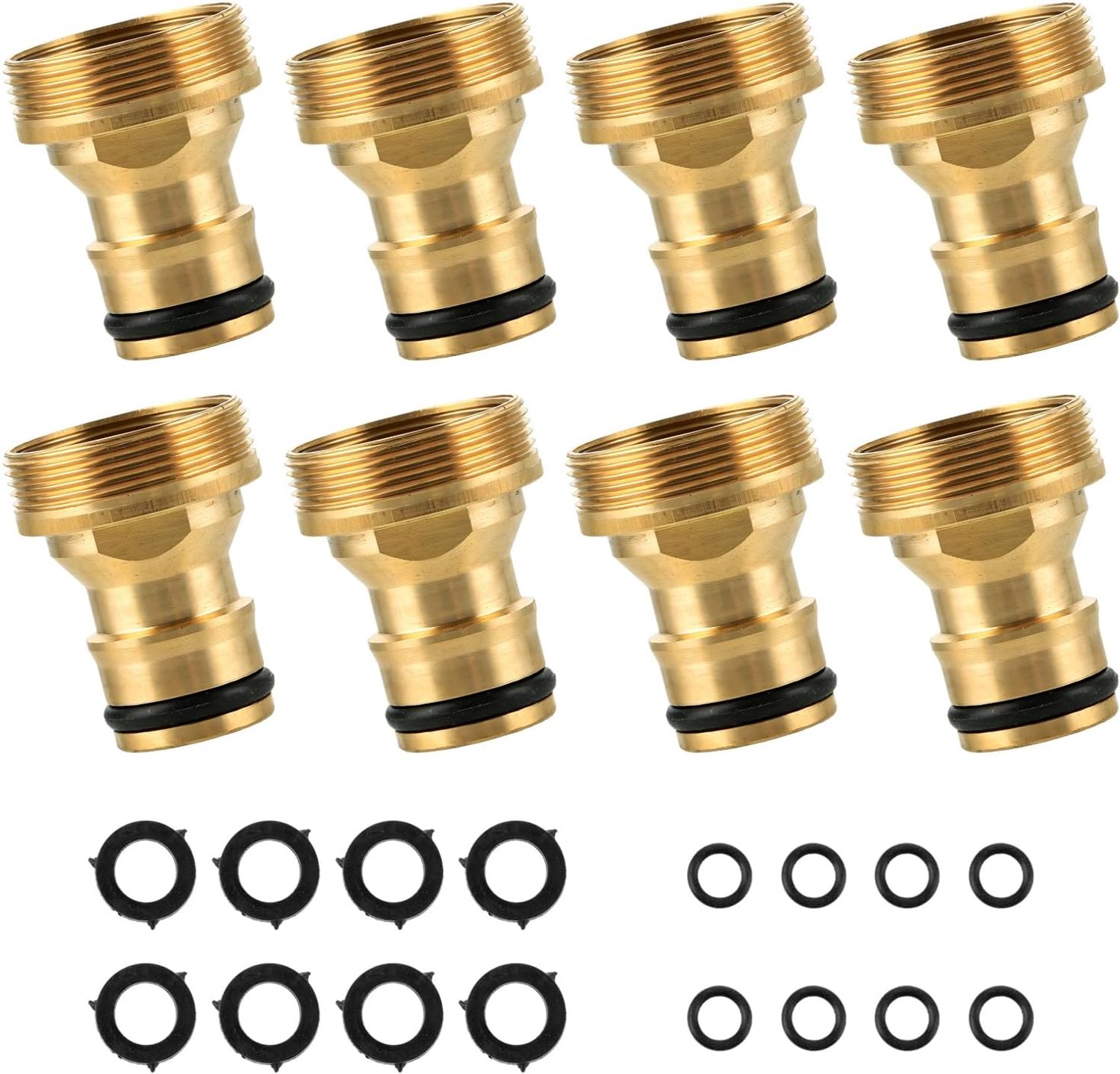 8 stuks 3/4 inch slangaansluiting, tuinslangaansluiting
