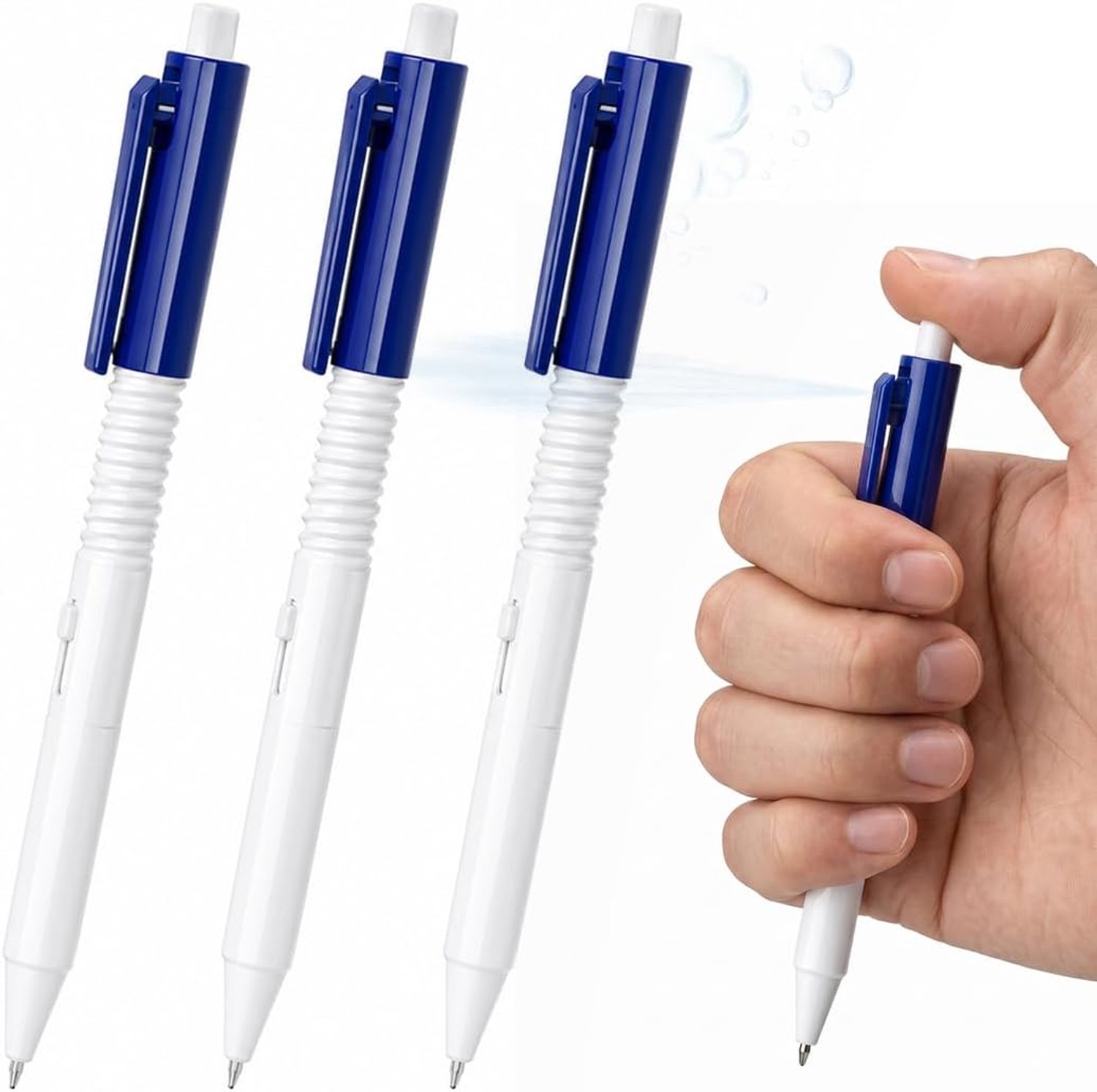 3 x 2-in-1 watersproeistiften, schrijven en spuit water, grappige pennen om te schrijven en te spelen, schoolbenodigdheden en grapartikelen
