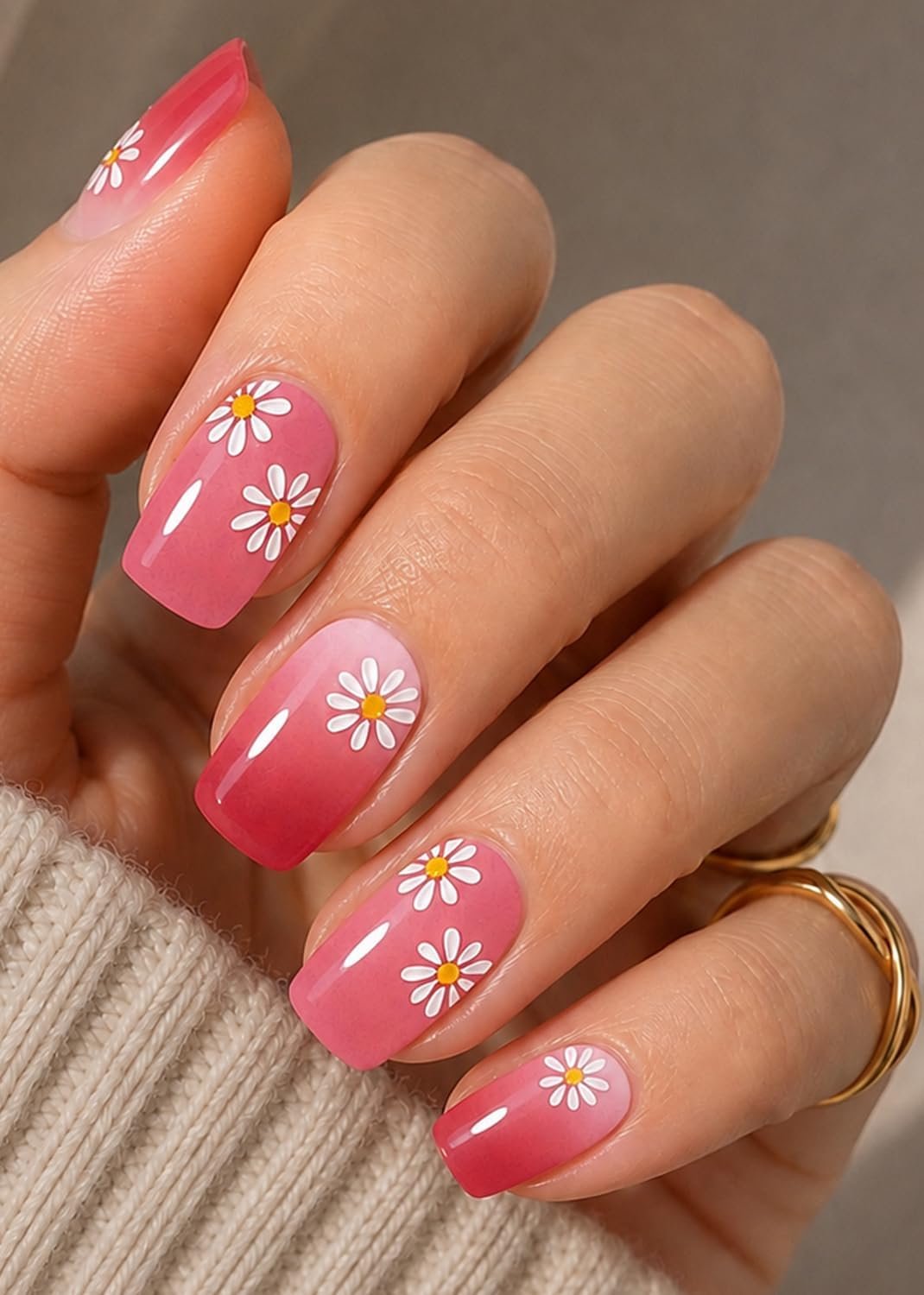 Uv-uithardend, Punch Ombré, 20 stuks, semi-geharde gel, nagelstickers, zelfklevend, strips nagelfolie om op te plakken, voor nagels, doe-het-zelf
