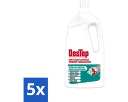 5 x DesTop - Onderhoud Leidingen - Frisse Dennen geur - 4-in-1 Werking - 1,5L - Voordeelverpakking - 5 stuks