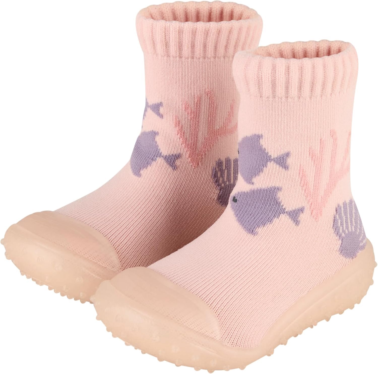 Merkloze Babysokjes met Zee Dieren & Antislip Zool - Sneldrogend