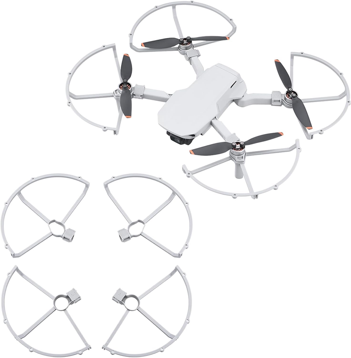 4K propellerbescherming voor DJI Mini 2, lichte propellerbescherming voor Mavic Mini 2 SE drone, beschermende accessoires