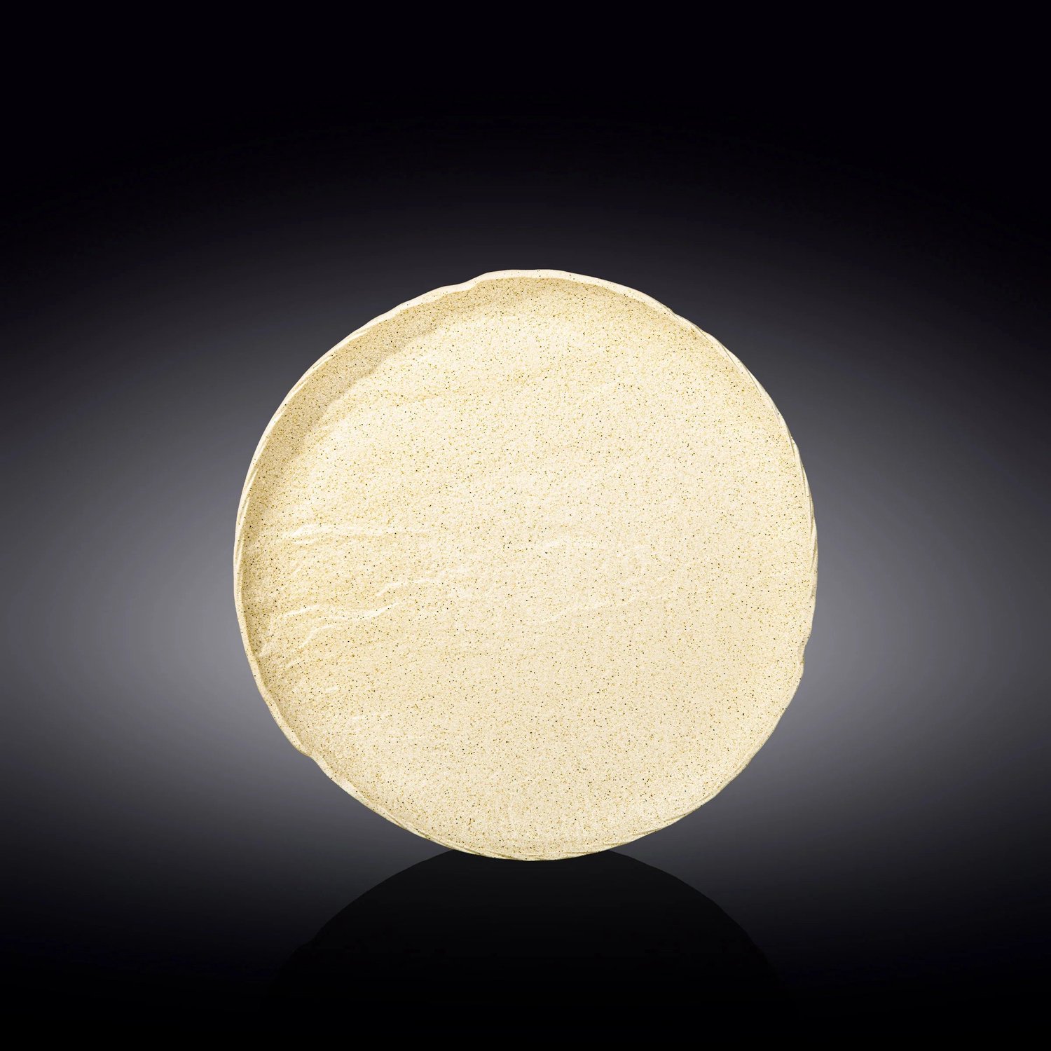 Wilmax England Porseleinen Bord rond 23 cm Zand WL-661325/A