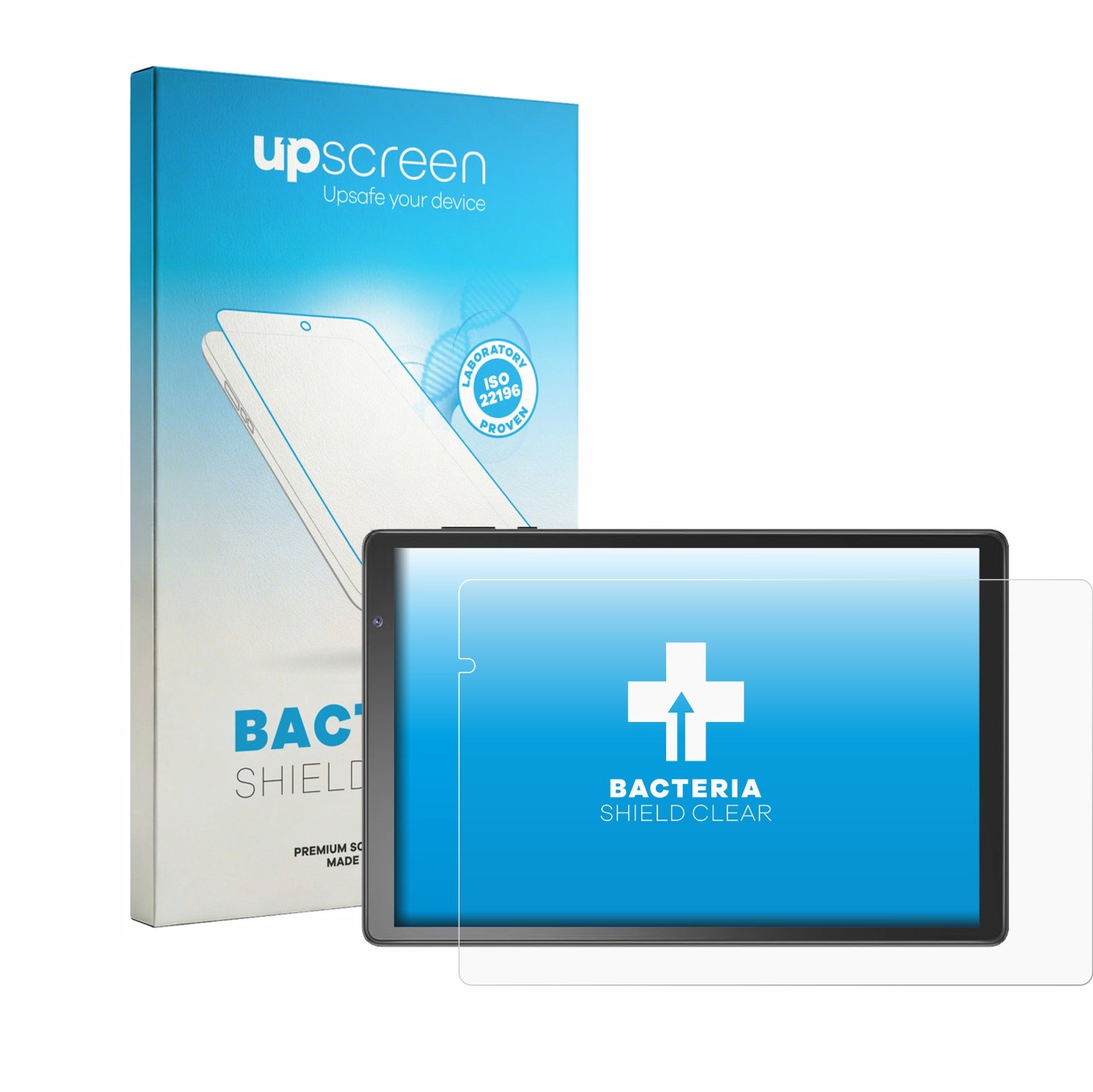 upscreen - Screenprotector voor Pritom Tronpad D10A M10 - Folie Beschermfolie transparant antibacterieel