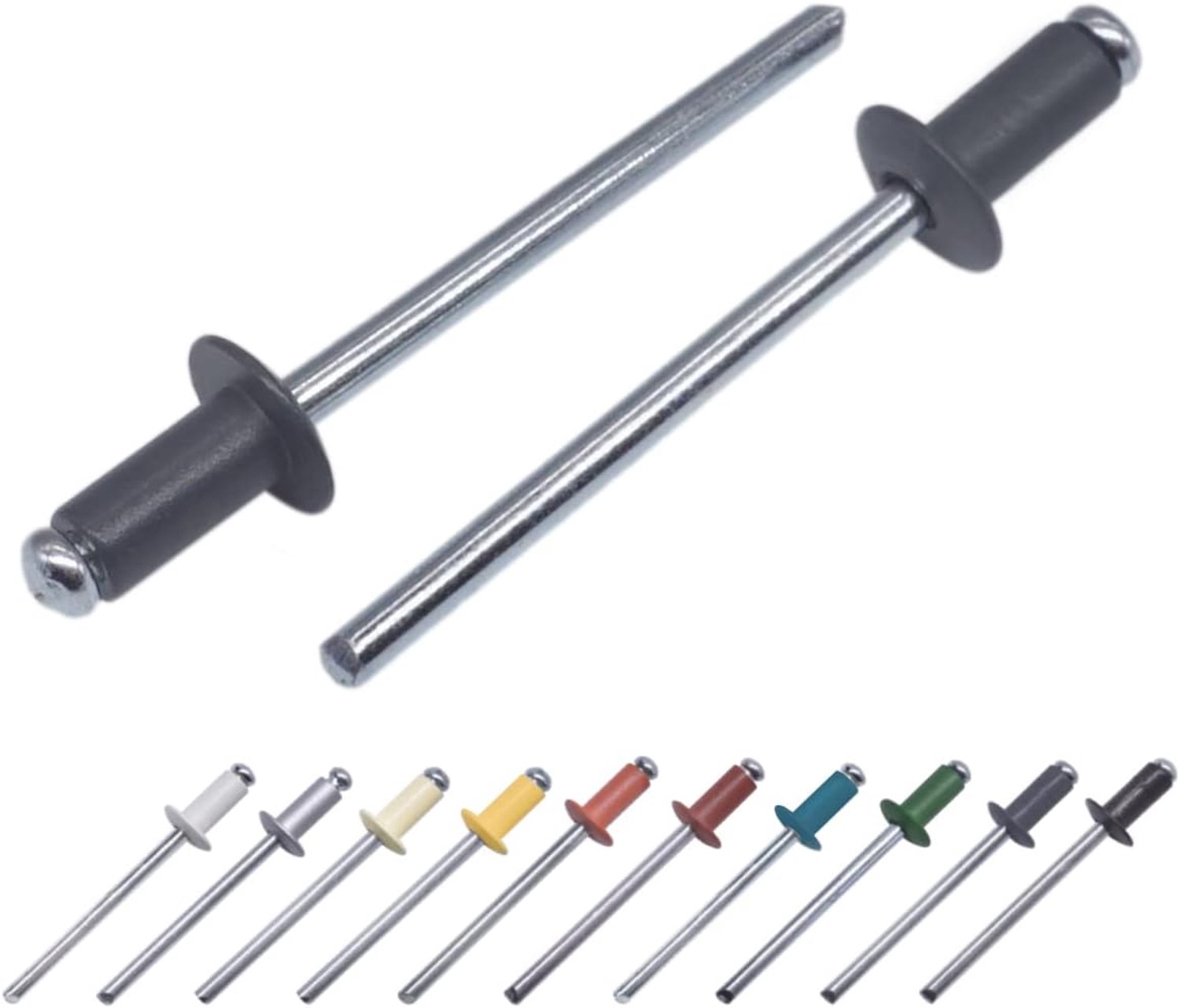 Marcopol Blindklinknagels 3.2x8mm Aluminium/Staal Antracietgrijs (100 stuks)