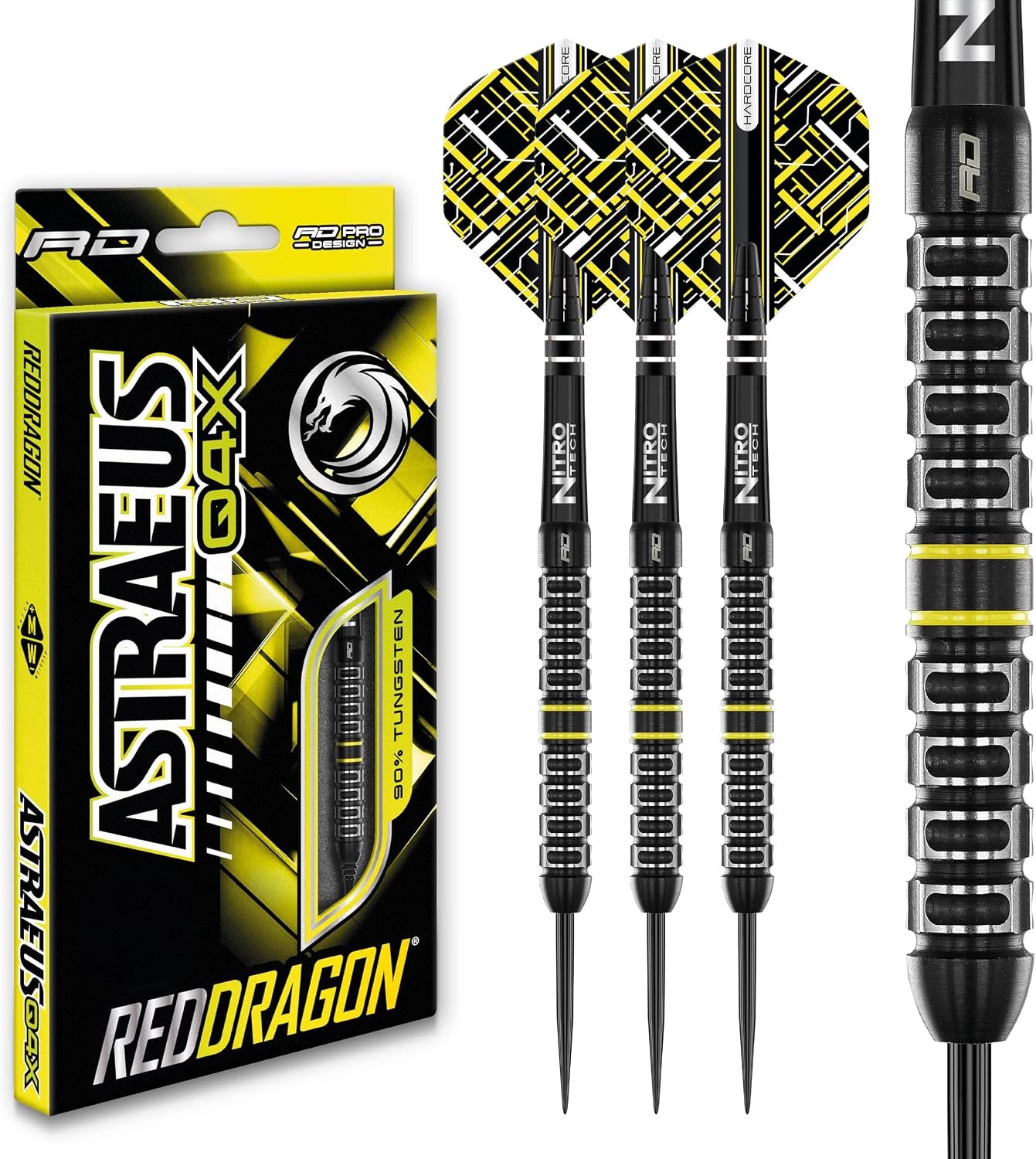 Red Dragon Astraeus Q4X Parallel 90% - Dartpijlen