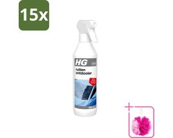 15 x HG - Ruitenontdooier Spray - Snel & Effectief - Voorkomt Snelle Herbevriezing - 500 ml - Bulkverpakking - Ruitenontdooier - Douchemop - Sneeuw en ijs verwijderen