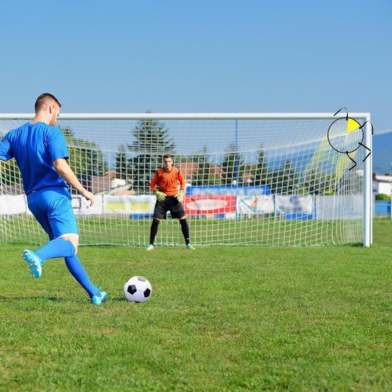 45 x 60 cm doelnet voor voetbaldoel doelaccessoires met frame accessoires voor het voetbaldoel eenvoudig te monteren — afbeelding 5