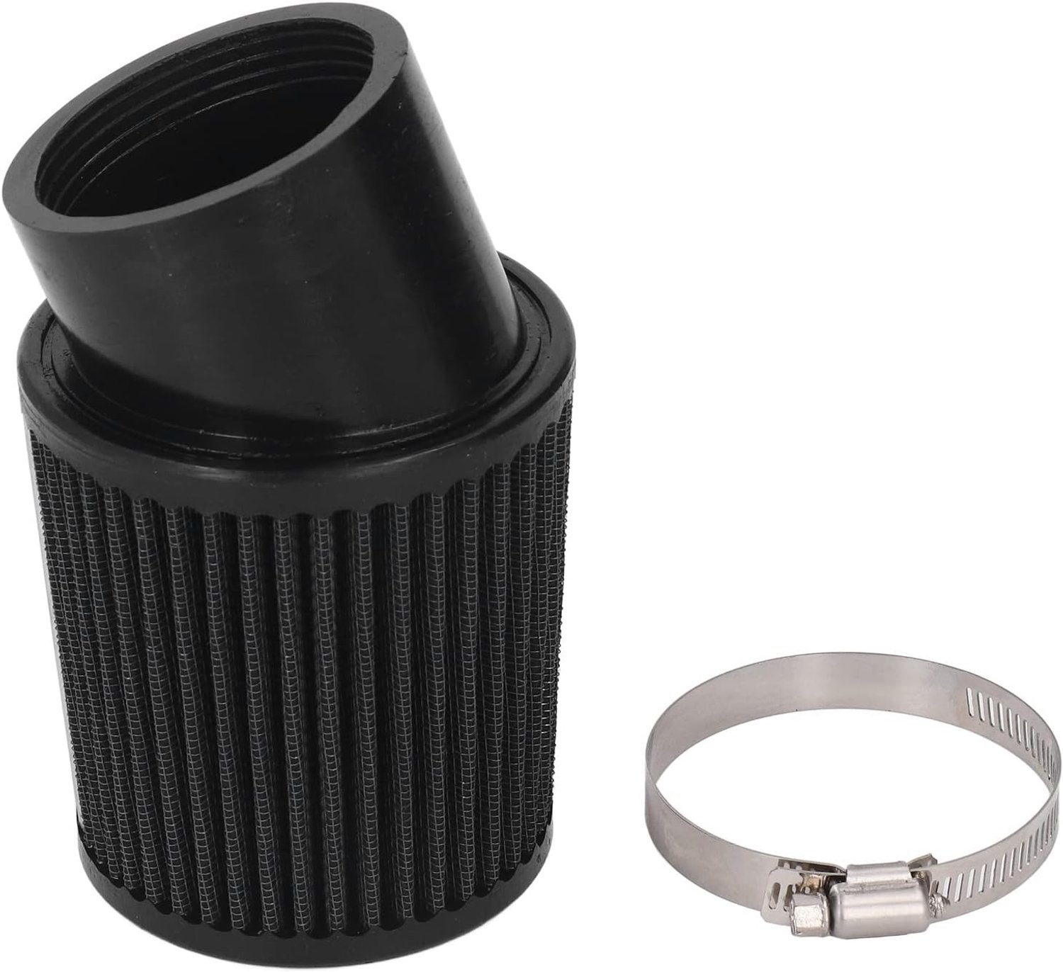Luchtfilters, 62 Mm Luchtfilter Aluminium Luchtfilter Vervanging voor CT200U BT200X CT100U MB165 Mini Bike Go Kart (Zwart)