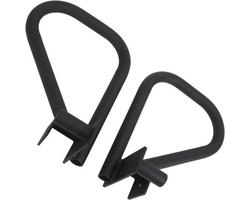 Dip bar-bevestiging - Accessoire voor krachttraining - Thuisfitness - Hoogte verstelbaar - 3320 g - Zwart