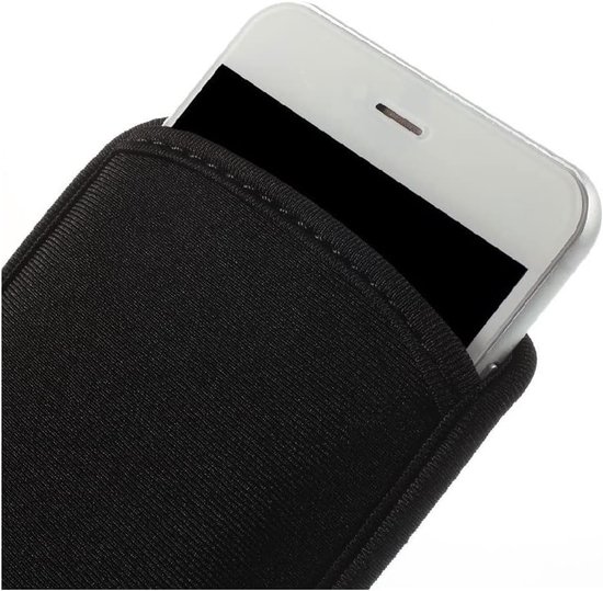 Draagtas Neopreen Waterdichte en Schokbestendige Sokhoes, Dunne Draagtas voor Huawei Honor Magic 3 Pro (2021) - Zwart — afbeelding 4