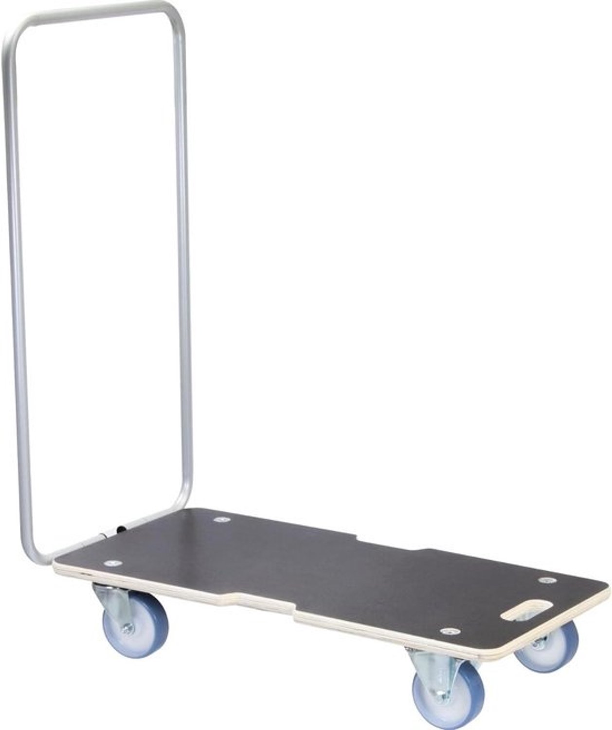 Transport Hulp - Verhuisroller Meubelroller - Zware Lasten Verplaatsen - MaxiGrip-antislip laadplatform - 74 x 36.5 cm - Bruin Zilver