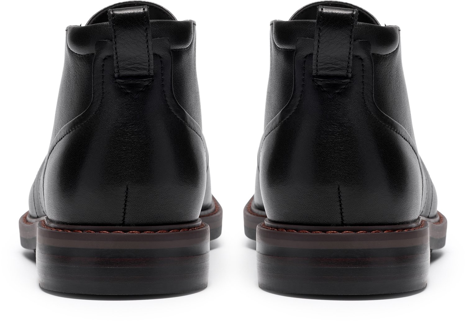 Clarks - Heren nette half hoge veterschoen - Aldwin Chukka Artikel 26329522 - Zwart - Maat 42.5