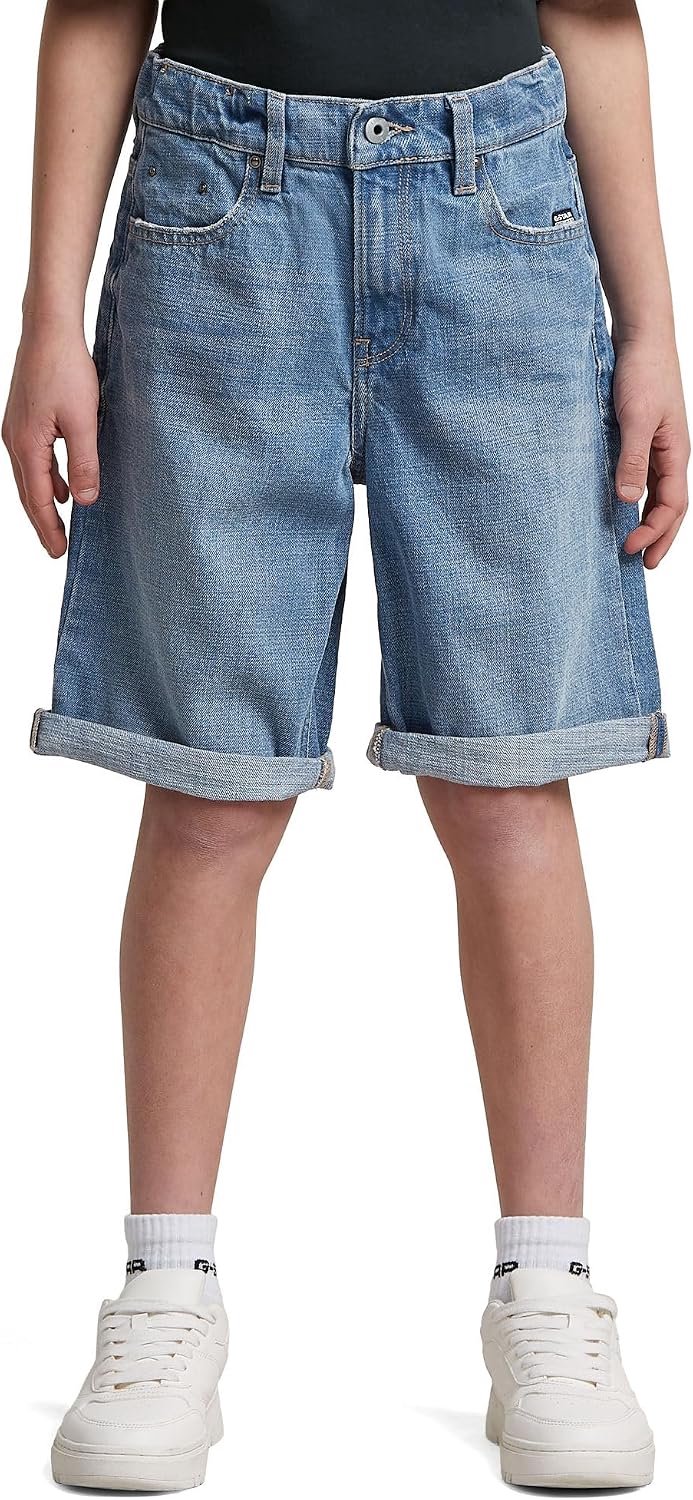 Merkloze Jongens Shorts Comfortabele Katoenen Broek met Ritssluiting Light