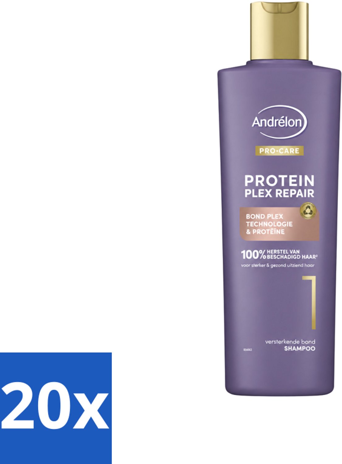 20 x Andrélon – Shampoo – Pro Care Protein Plex Repair – 250 ml - Voordeelverpakking - 20 stuks