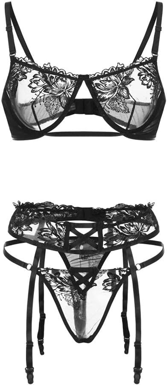 Lingerie Dameslingerie Beha String Kousenband Sexy Lingerie Borduurwerk Kant Dames Ondergoed Beha Corset XL