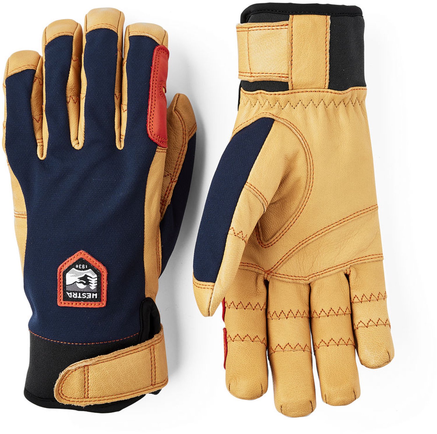 Hestra Ergo Grip Active 5 finger – Wintersport Wintersportkleding Handschoenen Marineblauw
