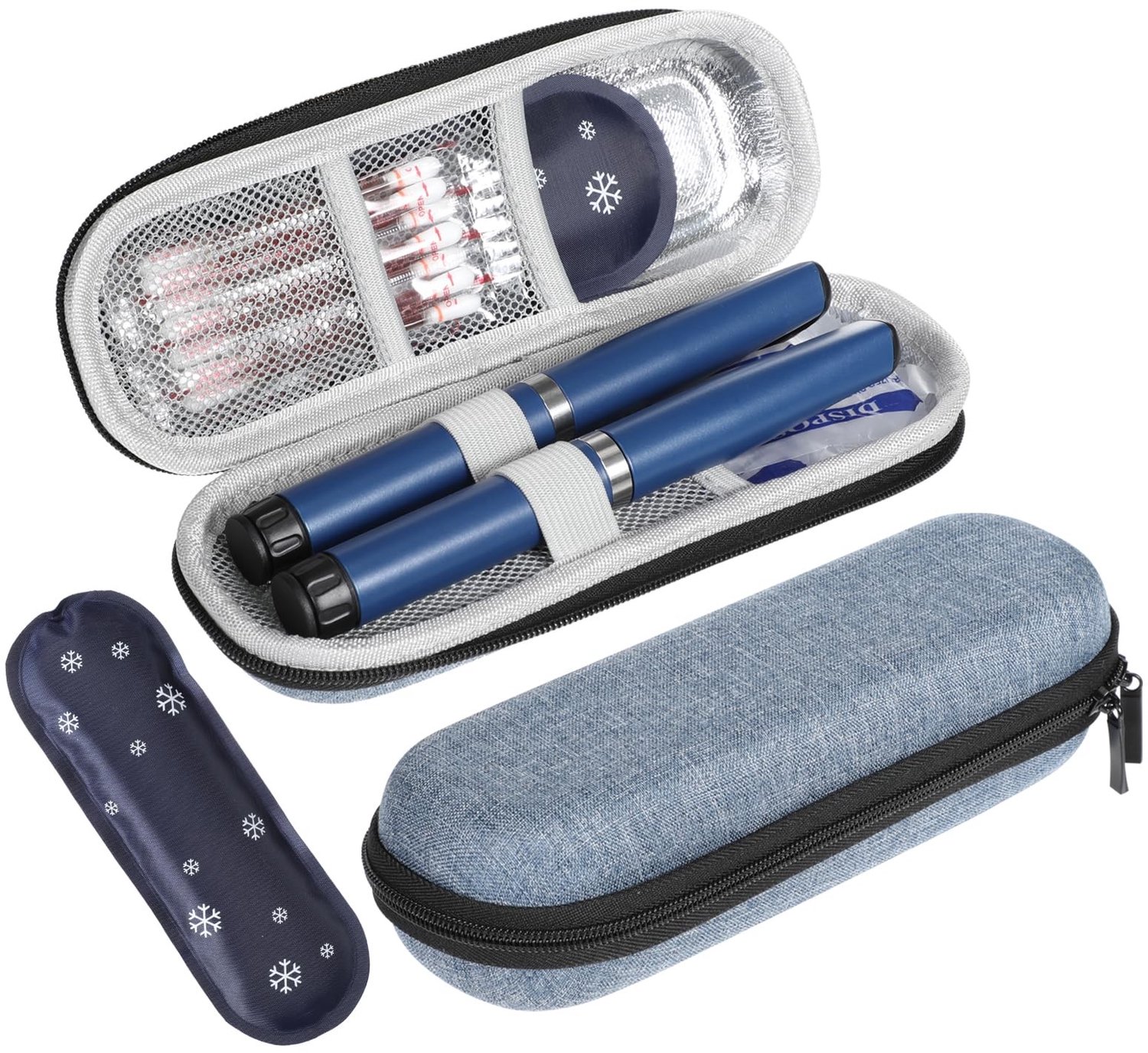Insuline Koeltas met IJscompartiment voor Diabetische Benodigdheden