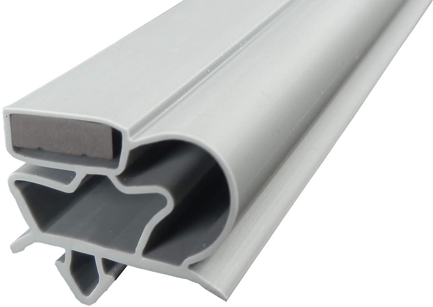Magneetafdichting profiel groot C - 2500mm incl. magneetband - kleur: grijs (koelkastafdichting)