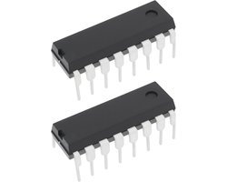 CD4511 BCD latch decoder driver - 20 stuks - DIP16 - lage stroomverbruik - geschikt voor industriële apparatuur - Homevero