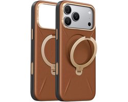 Torras - QPRO Leather Series - iPhone 18 Pro / iPhone 17 Pro - Brown