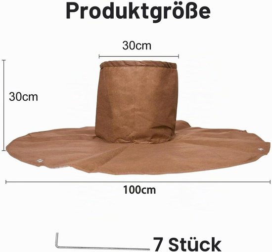 Winterbescherming voor palmbomen, diameter tot 34 cm — afbeelding 2