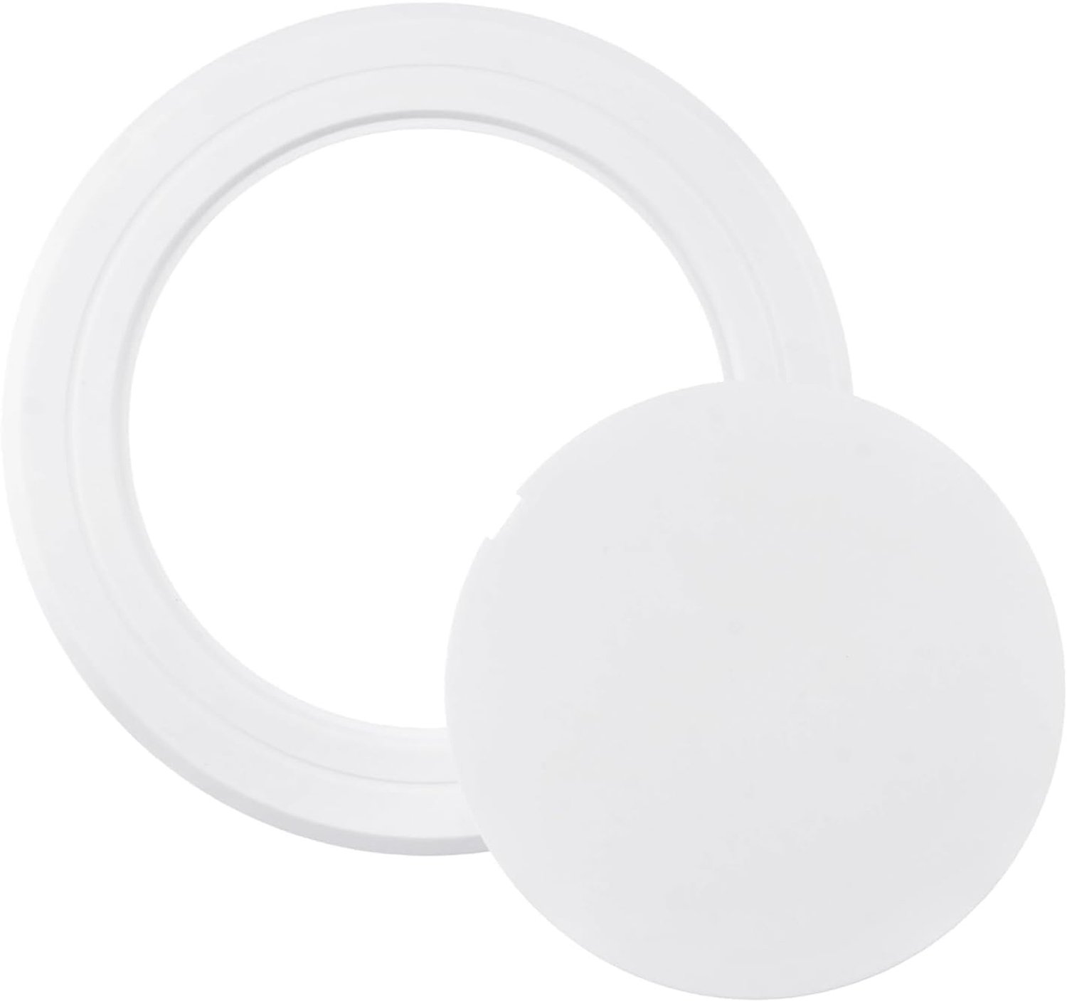 Toegangspaneel 16,5 cm - zelfklevend - hard ABS-materiaal - inspectiedeur voor sanitair en bedrading - m-winkel