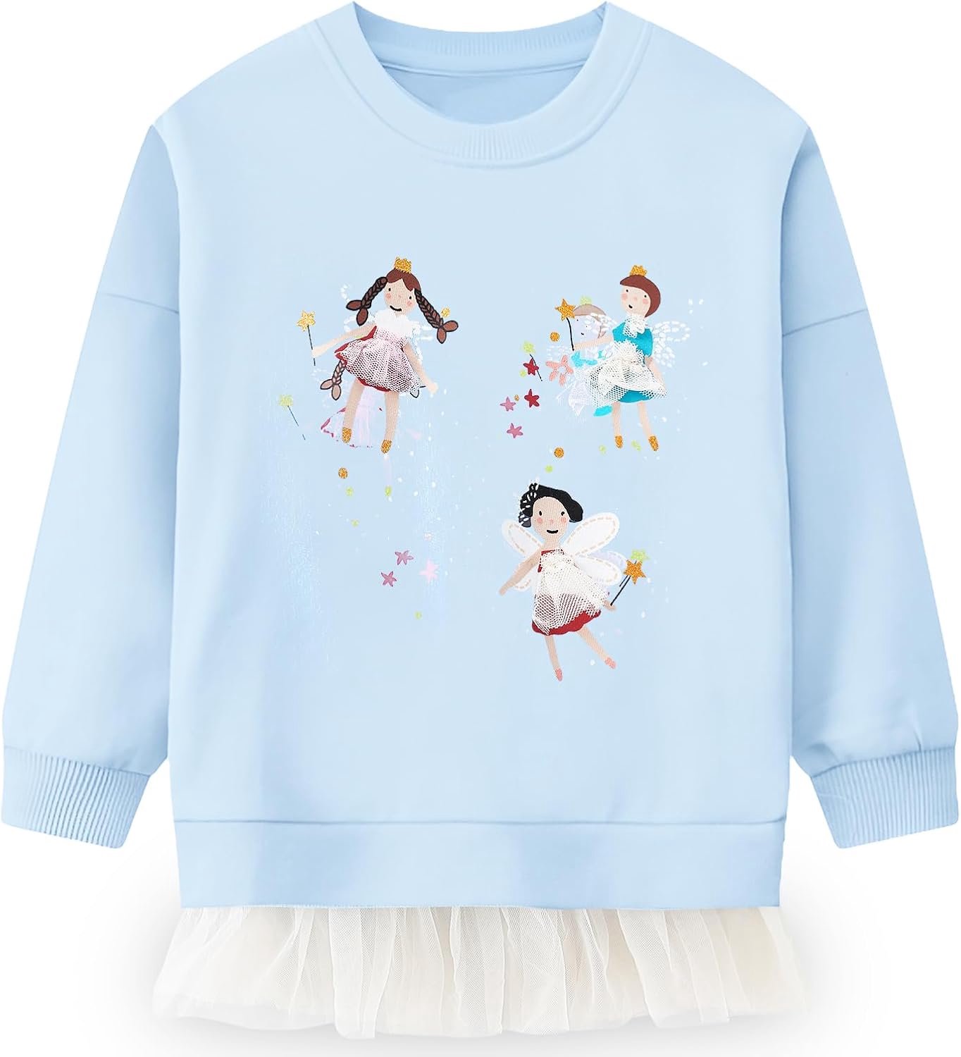 Zweatershirts voor meisjes, lange mouwen, katoen, warm, 1-7 jaar, maat 92-122