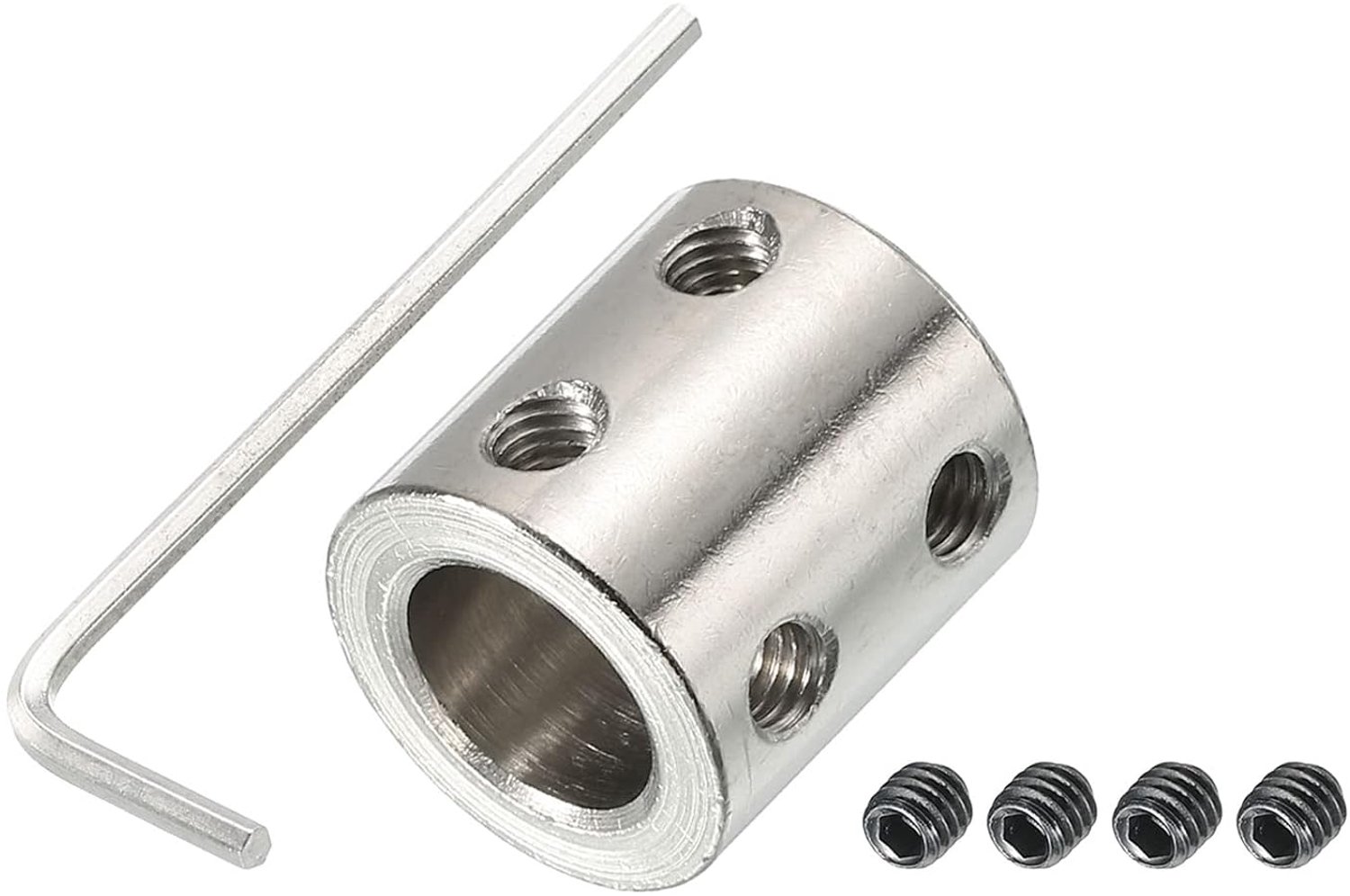 Koppeling Connector L22 x D20 - Rvs Stijve Koppeling - Ideaal voor 3D Printers - 1 Pack ServiceTopper - ServiceTopper