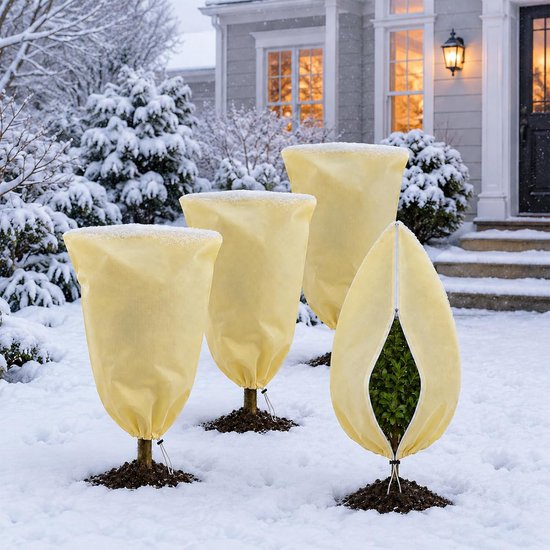 2x Winterbescherming voor planten, vorstschutz voor potplanten — afbeelding 5