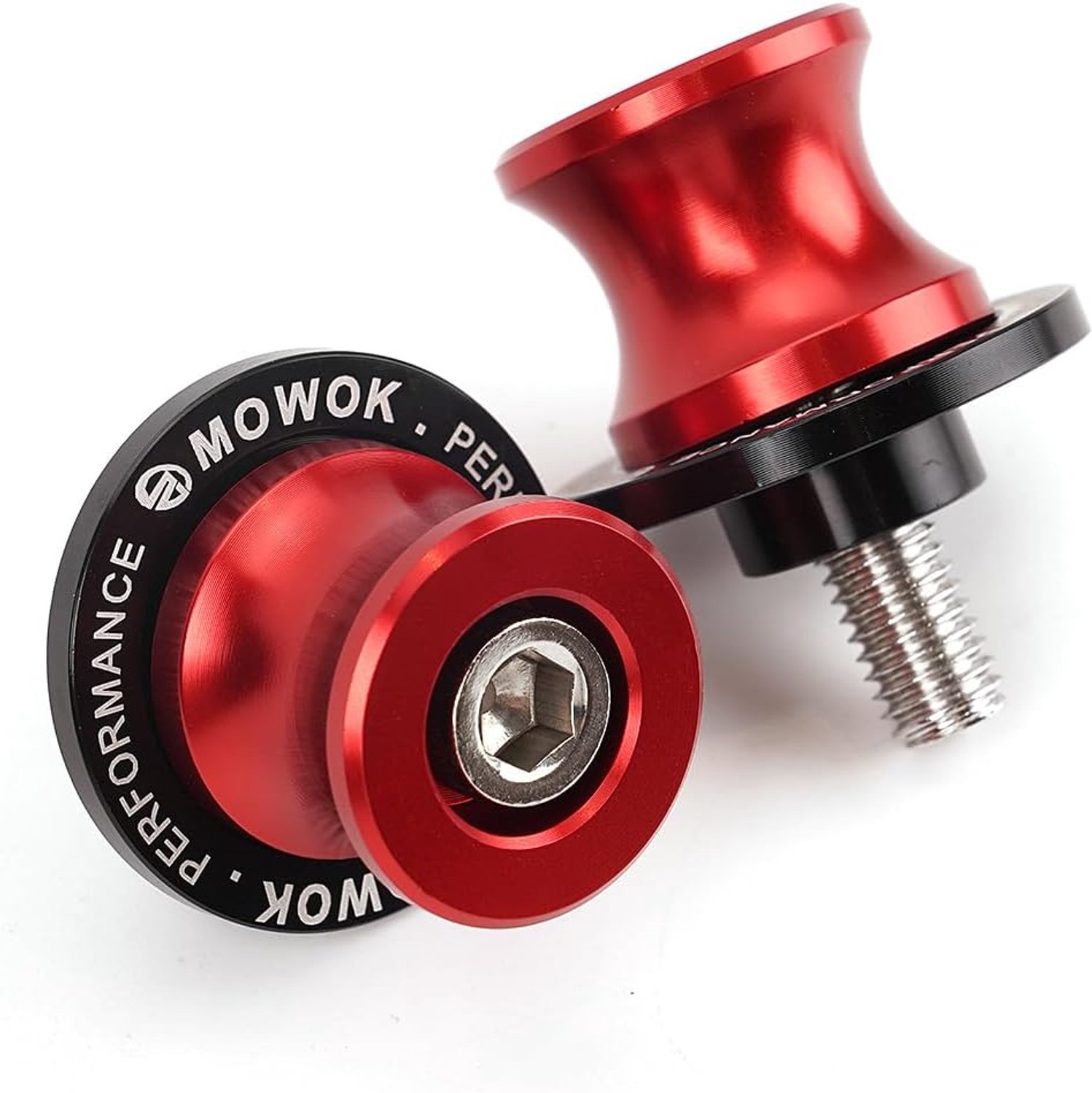Diabolos motorfiets accessoires M8 - 8 mm zwenkarmgaten - voor Kawasaki Ninja en meer - beschermt tegen wegglijden - Vemera